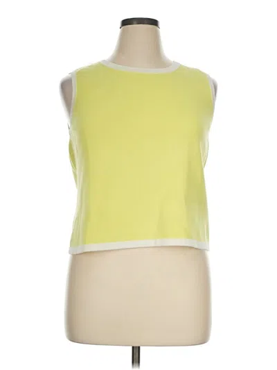 Pre-owned Talbots Sleeveless T-shirt In Yellow