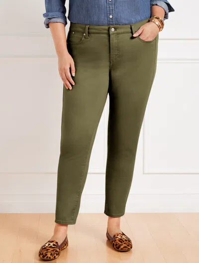 Talbots Slim Ankle Jeans - Colors - Burnt Olive - 18  In Burnt Olive