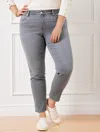 Talbots Slim Straight Ankle Jeans - Staton Wash - Stanton Wash - 20  In Stanton Wash