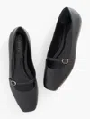 Talbots Sloan Mary Jane Nappa Flats - Black - 11m  In Black