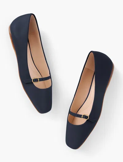 Talbots Sloan Mary Jane Nappa Flats - Blue - 11m