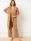 Talbots Smooth Cotton Duster Cardigans - Cafe - 3x  In Cafe