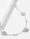 Talbots Snow Burst Necklace - Crystal/shiny Silver - 001  In Metallic