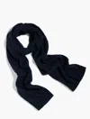 Talbots Soft Cable Knit Scarf - Blue - 001