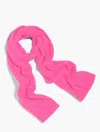 Talbots Soft Cable Knit Scarf - Stunning Pink - 001