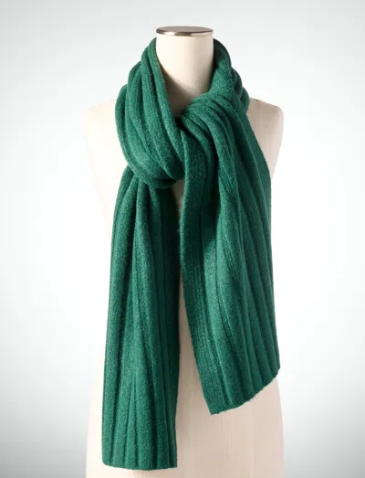 Talbots Soft Ribbed Scarf - Highland Green - 001