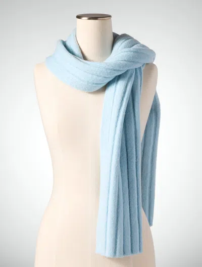 Talbots Soft Ribbed Scarf - Salt Water - 001