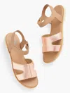 Talbots ™ Ella Iii Ankle Strap Sandals - Honey Beige - 9 1/2 M