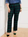 Talbots Southampton Straight Leg Pants - Dashing Plaid - Indigo - 22 In Indigo