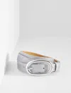 Talbots Sparkle Belt - Silver - Xl  In Silver