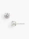 Talbots Sterling Silver Stud Earrings - 001  In Silver