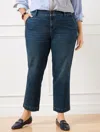 Talbots Plus Size - Ultra Wide Leg Trouser Jeans - Camilla Wash - 22  In Darien Wash