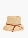 Talbots Straw Bucket Hat - Natural - 001  In Natural