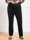 Talbots Stretch Corduroy Flare Leg Pants - Black - 16