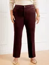 Talbots Stretch Corduroy Flare Leg Pants - Rich Burgundy - 20