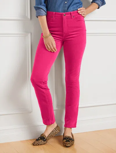 Talbots Stretch Corduroy Jeggings Pants - Cabaret Pink - 18