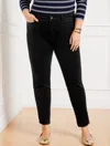 Talbots Stretch Corduroy Jeggings Pants - Solids - Black - 20