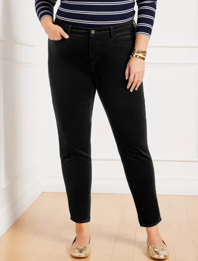Talbots Stretch Corduroy Jeggings Pants - Solids - Black - 20  In Black