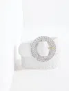 Talbots Stretch Raffia Belt - White - Small