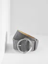 Talbots Suede Belt - Kendall Grey - Xl