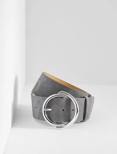 Talbots Suede Belt - Kendall Grey - Xl
