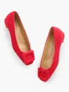 Talbots Sutton Buckle Flats - Sequin Bouclã© - Red - 9m  In Red