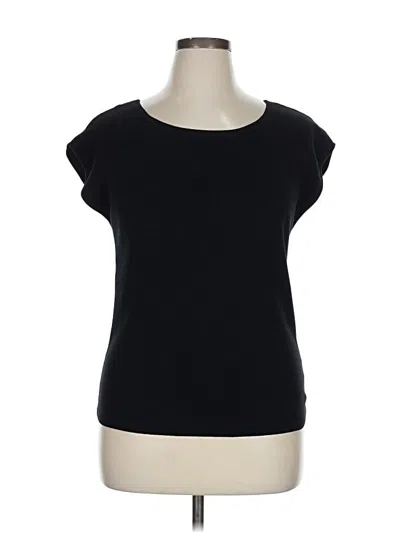 Pre-owned Talbots Sweater Vest In Black