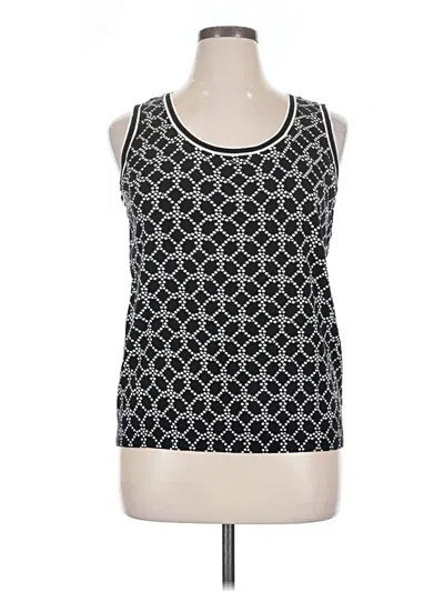 Pre-owned Talbots Sweater Vest In Black