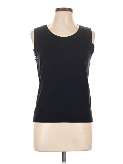 Pre-owned Talbots Sweater Vest In Black