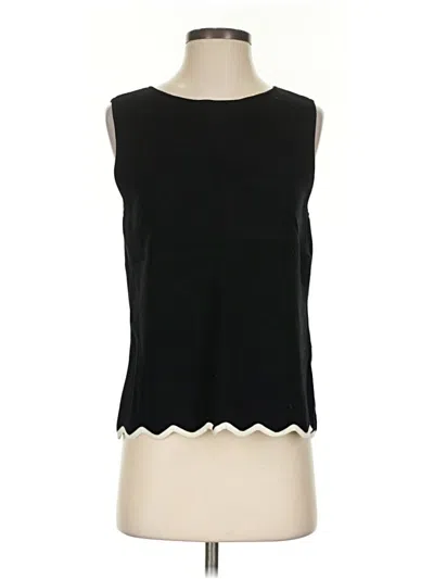 Pre-owned Talbots Sweater Vest In Black