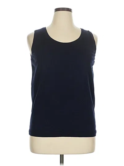 Pre-owned Talbots Sweater Vest In Blue