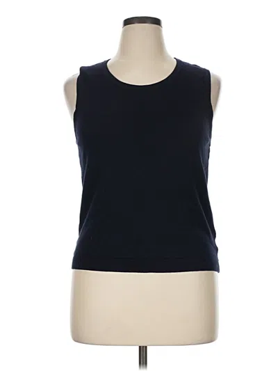 Pre-owned Talbots Sweater Vest In Blue