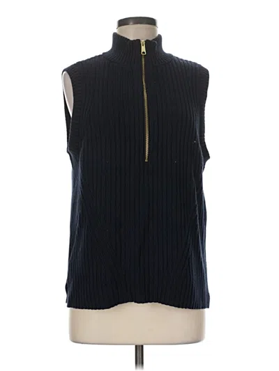 Pre-owned Talbots Sweater Vest In Blue