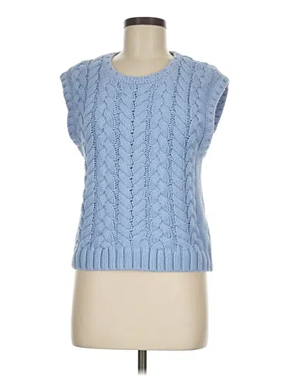 Pre-owned Talbots Sweater Vest In Blue