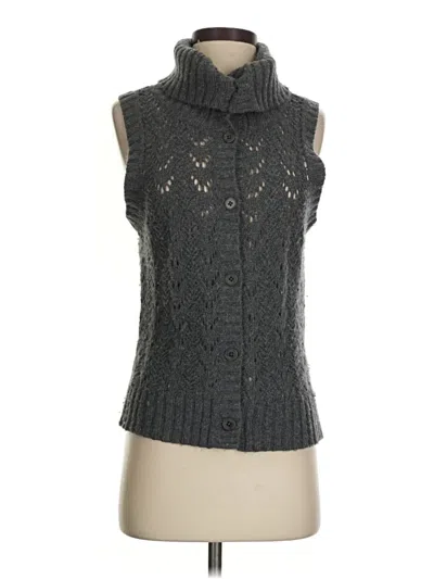 Pre-owned Talbots Sweater Vest In Gray