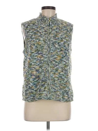 Pre-owned Talbots Sweater Vest In Green