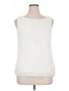 Talbots Sweater Vest In Ivory