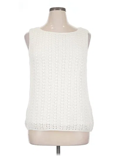 Talbots Sweater Vest In Ivory