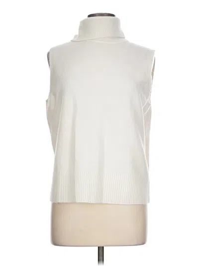 Pre-owned Talbots Sweater Vest In Ivory