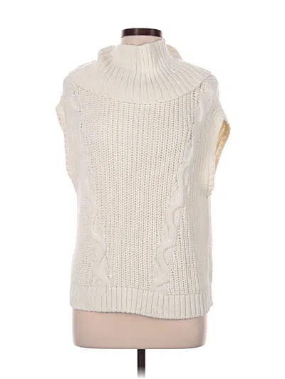 Pre-owned Talbots Sweater Vest In Ivory