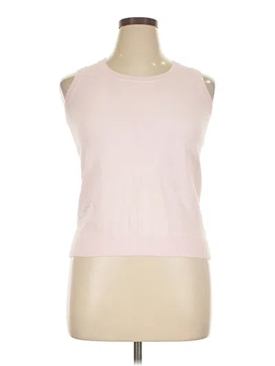 Pre-owned Talbots Sweater Vest In Pink