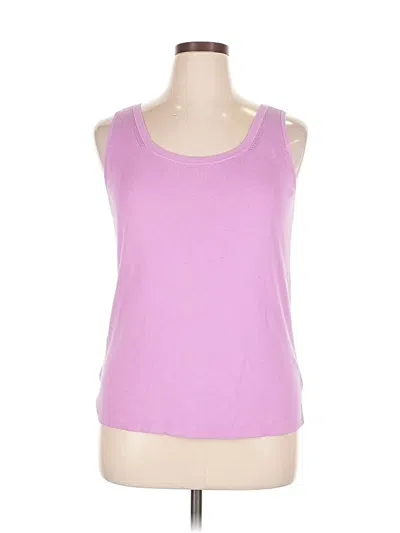 Pre-owned Talbots Sweater Vest In Purple