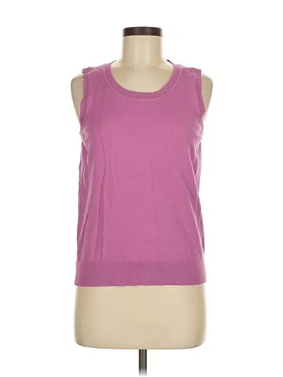 Pre-owned Talbots Sweater Vest In Purple