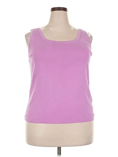 Pre-owned Talbots Sweater Vest In Purple