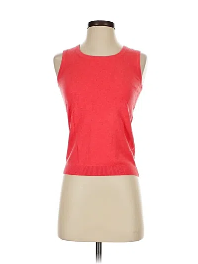 Pre-owned Talbots Sweater Vest In Red
