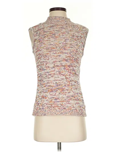 Pre-owned Talbots Sweater Vest In Silver