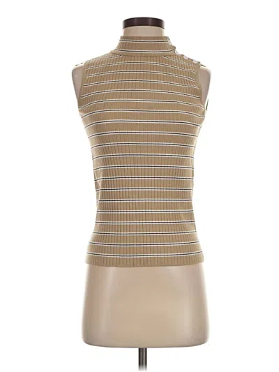 Pre-owned Talbots Sweater Vest In Tan