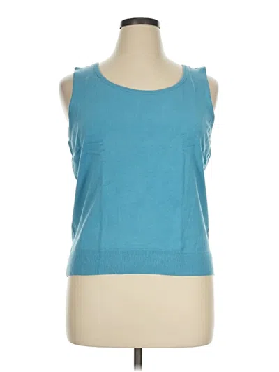 Pre-owned Talbots Sweater Vest In Teal