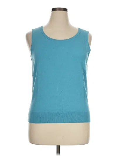 Pre-owned Talbots Sweater Vest In Teal
