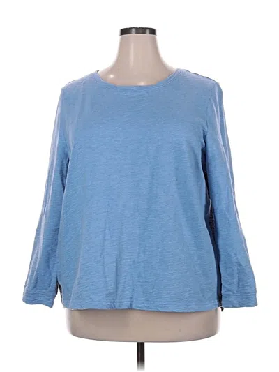 Pre-owned Talbots Sweatshirt In Blue
